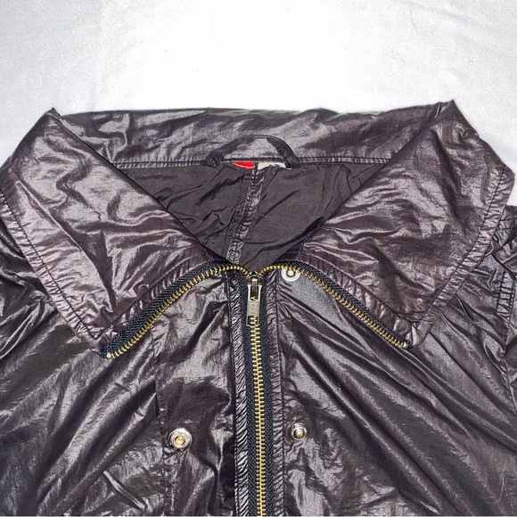 H&M Black Windbreaker 3/4 Sleeve Jacket - Picture 7 of 7